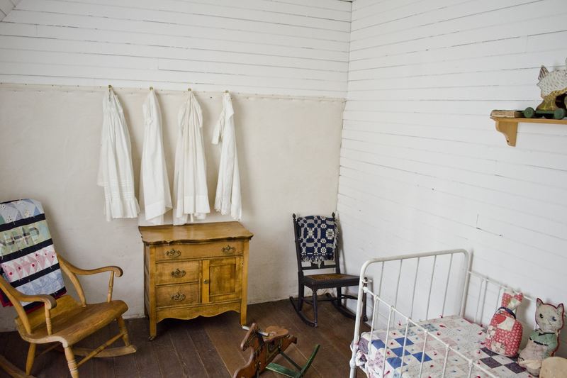 Empty tidy room with clean surfaces